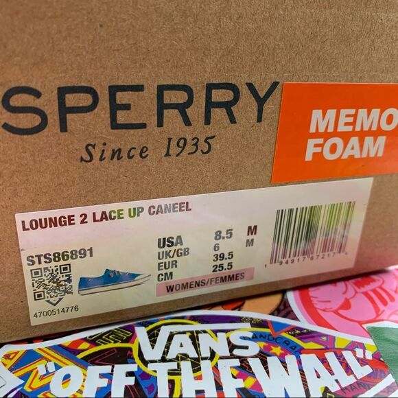 Sperry Lounge 2 Lace Up Caneel Size 8.5 Womens - Picture 13 of 13